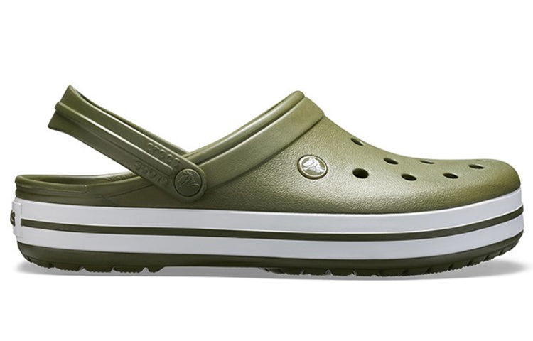 Crocs Beach Army Green Sandals 11016-37P