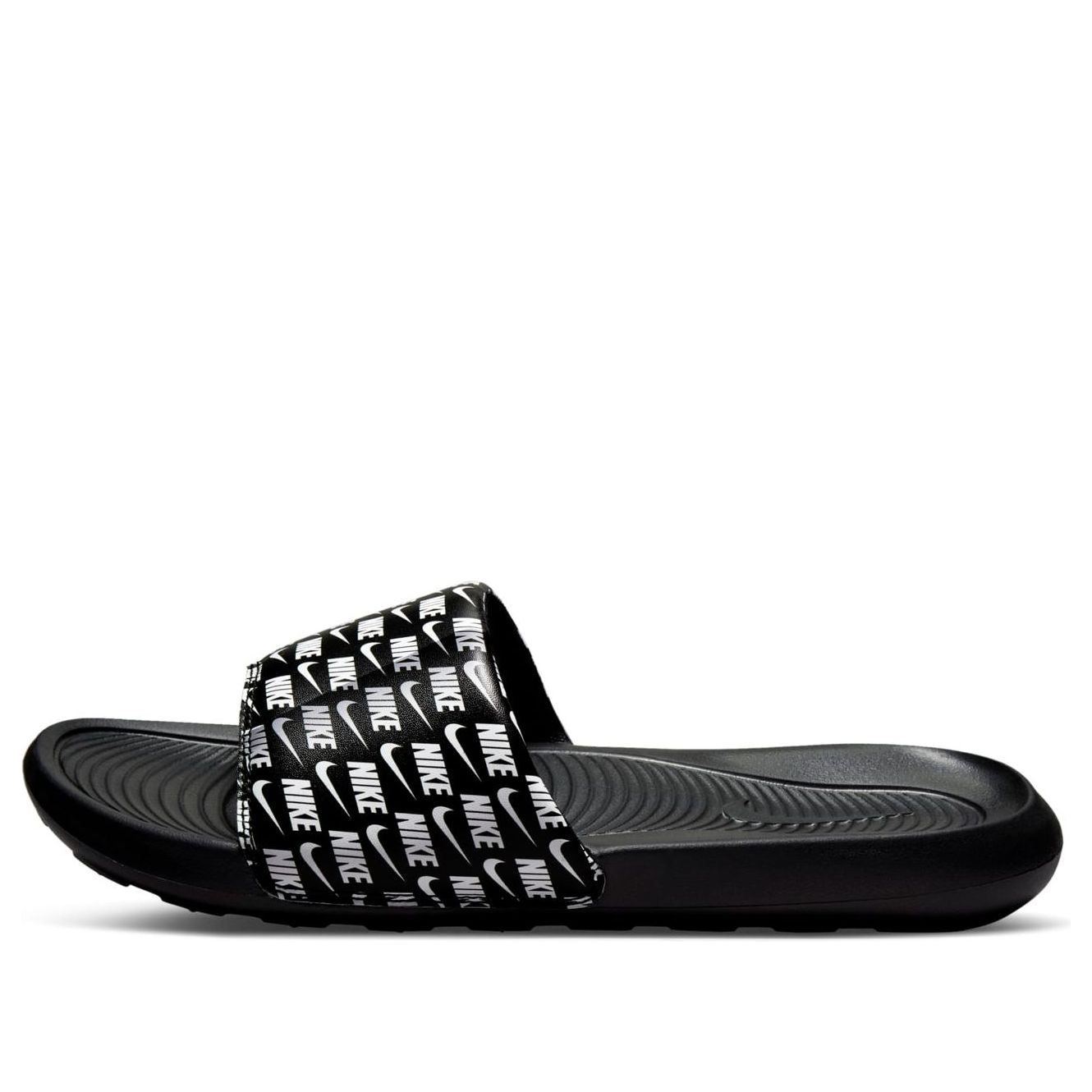 Nike Victori One Slide Print 'Repeat Logo - Black' CN9678-006