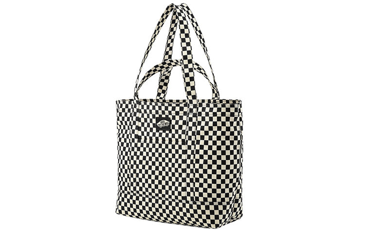 Vans Tell All Zip Tote Bag 'White Black' VN0A5I1K705
