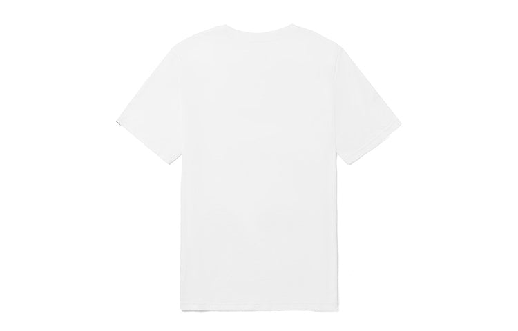 Vans Logo Printing Short Sleeve Couple Style White VN0A4MLZWHT