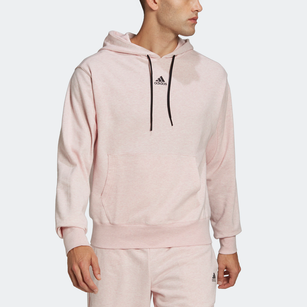 adidas BotanDye Solid Color Sports Couple Style Pink H65781