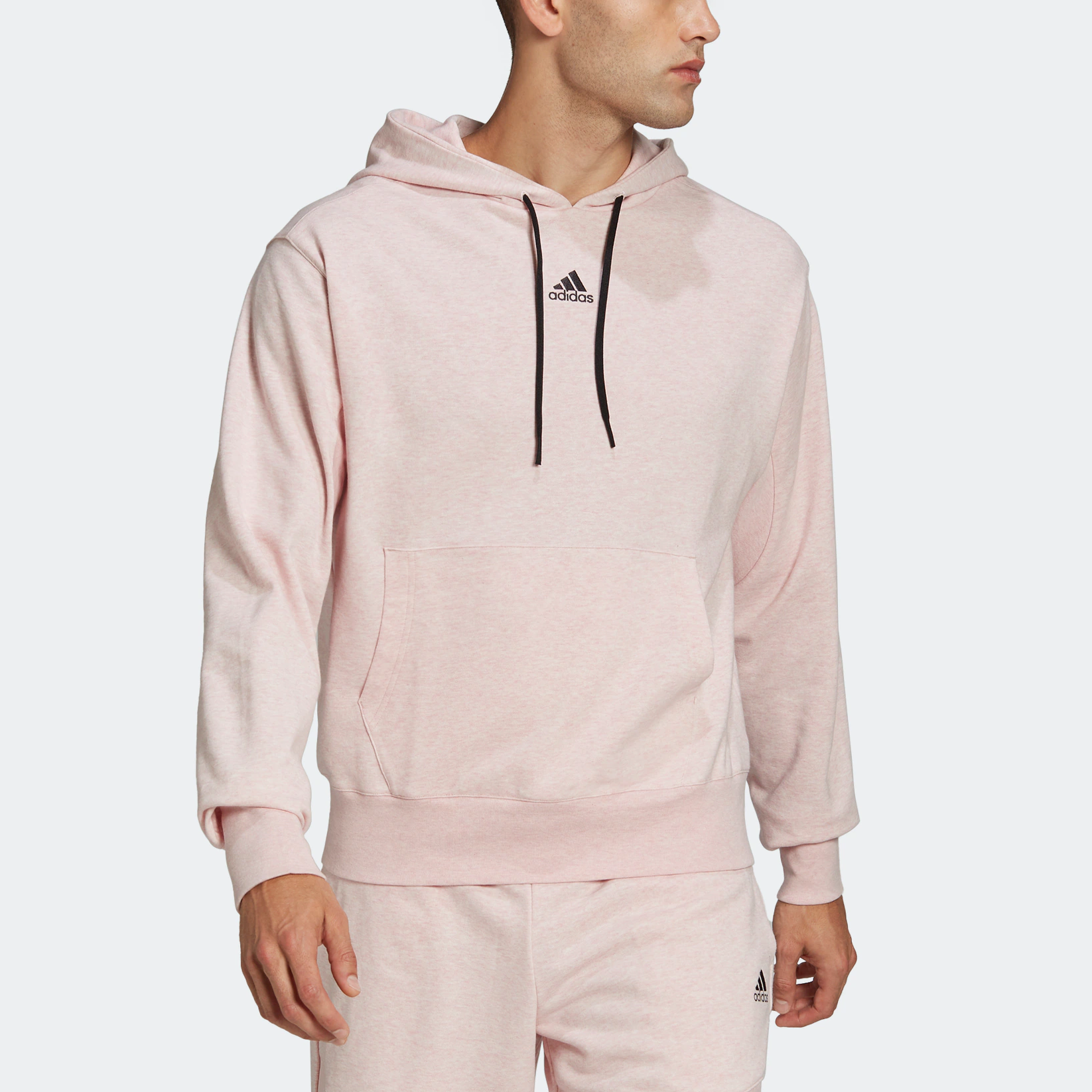 adidas BotanDye Solid Color Sports Couple Style Pink H65781