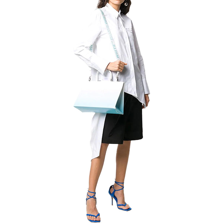 (WMNS) Off-White SS20 Meteor Shower Draped Shirt OWGA074S20FAB0010110