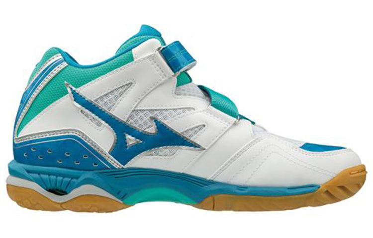 (WMNS) Mizuno Wave Artemis 4 Mid 'White Green Blue' V1GC185836