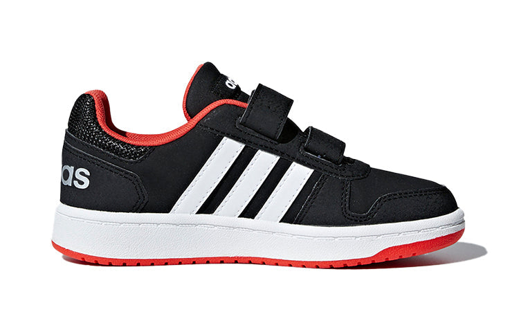 (TD) adidas Hoops 2.0 'Black White Red' B75960