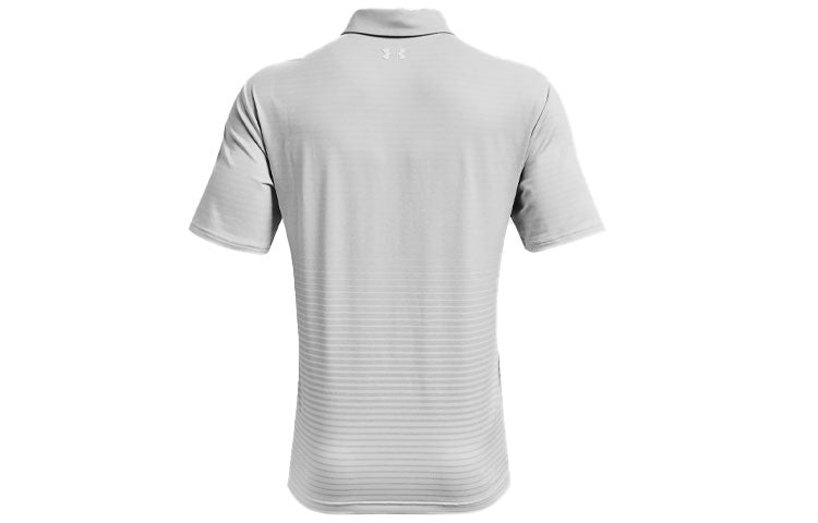 Men's Under Armour Playoff 2.0 Casual Stripe Polo Shirt Gray 1327037-023