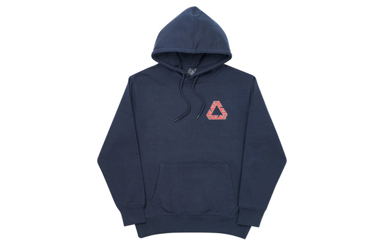 PALACE Classic Triangle Hooded Sweater Unisex BLue P19HD049