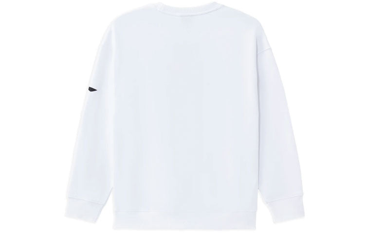 (WMNS) Li-Ning x Disney Crossover Sports Basketball Series Printing Loose Round Neck Pullover 'White' AWDRH37-2