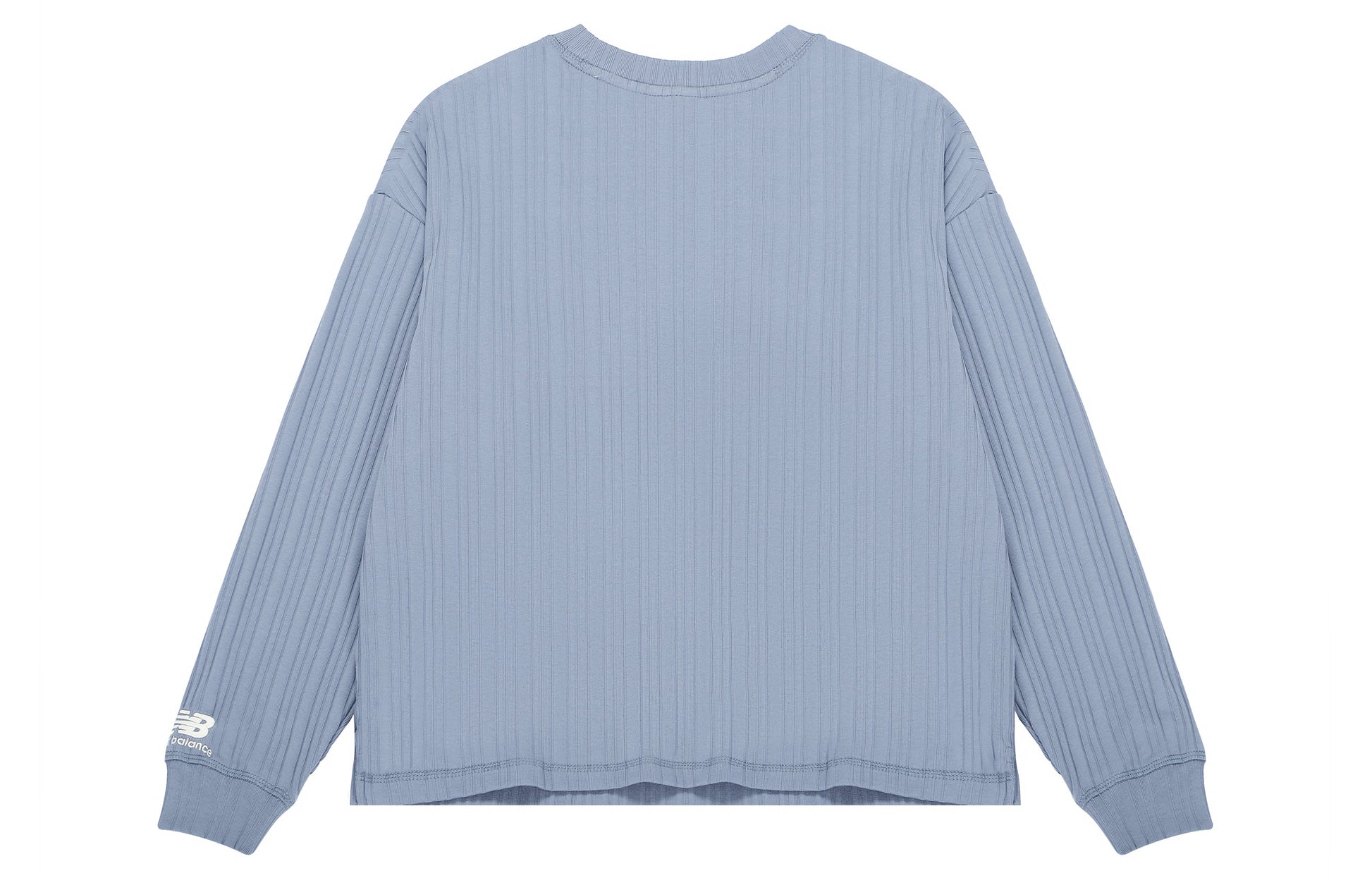 (WMNS) New Balance Casual Rib-Knit Top Asia Sizing 'Blue' AWT23319-AGY