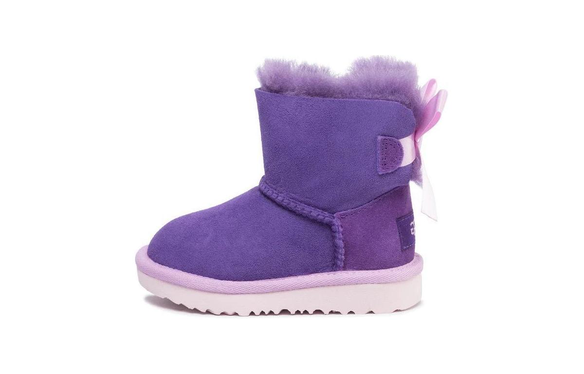 (TD) UGG Mini Bailey Bow II 'Purple' 1017397T-VBLM