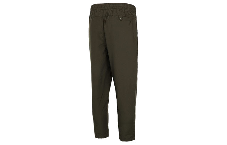 PUMA Classics Silm Tepered Pants 'OliveGreen White' 531425-70