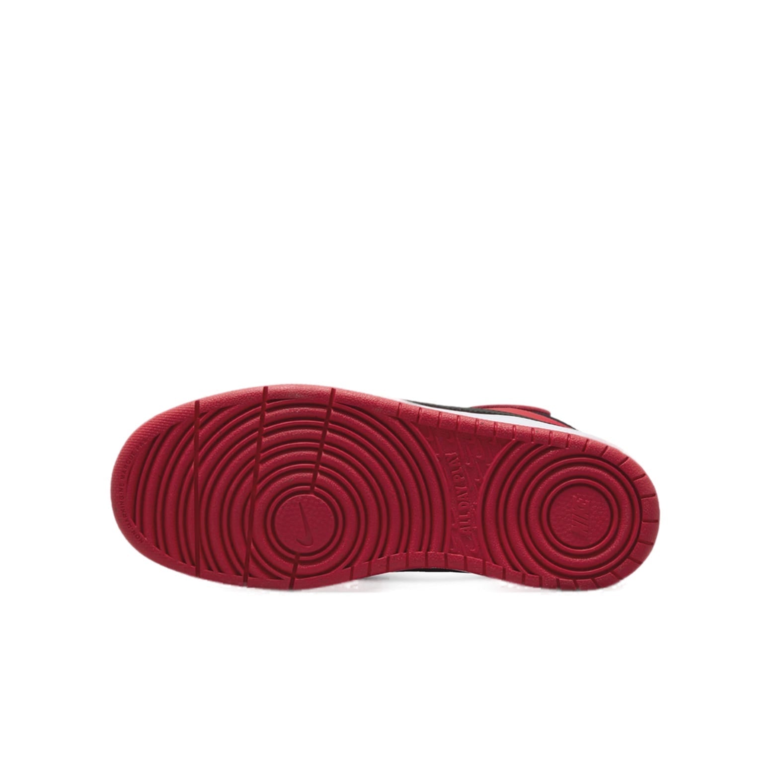 (GS) Nike Court Borough Mid 2 'Black University Red' CD7782-602
