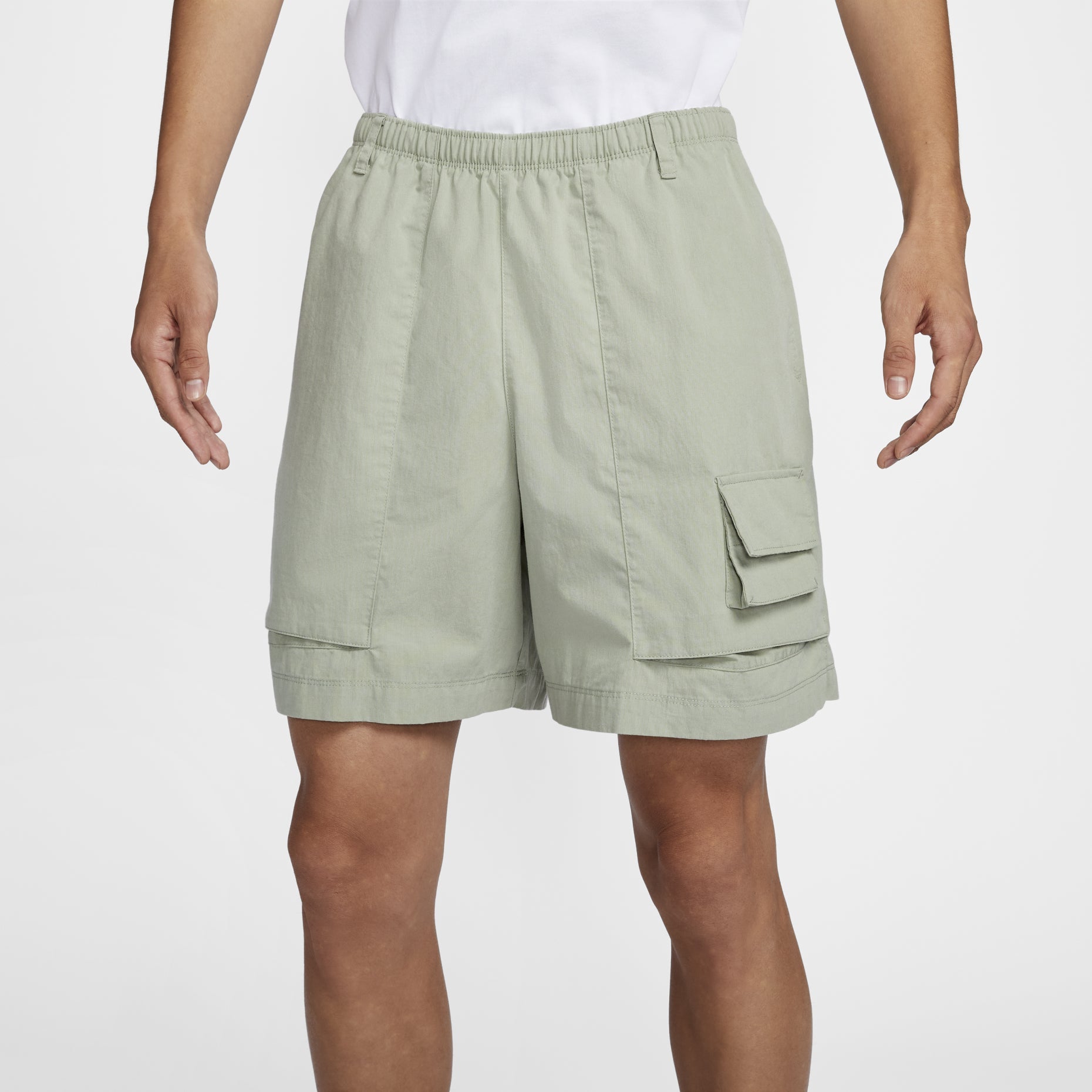 Nike Life Camp Shorts 'Light Green' FN3217-370