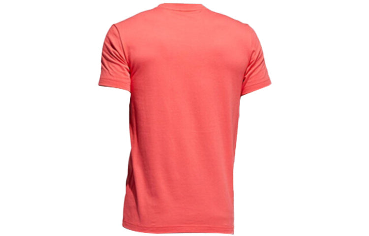adidas Sports Round Neck Short Sleeve Pink Red FT2824