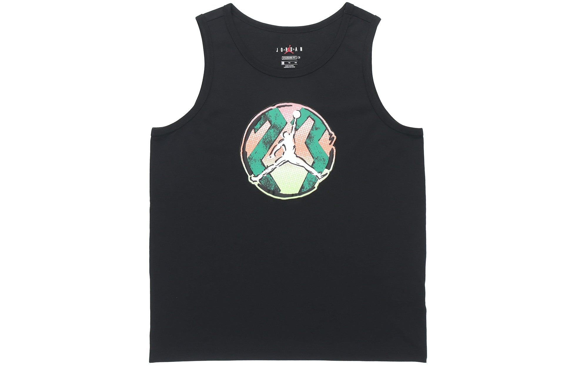 Men's Air Jordan Sport Dna Printing Casual Sports Running Black Vest CZ8296-010