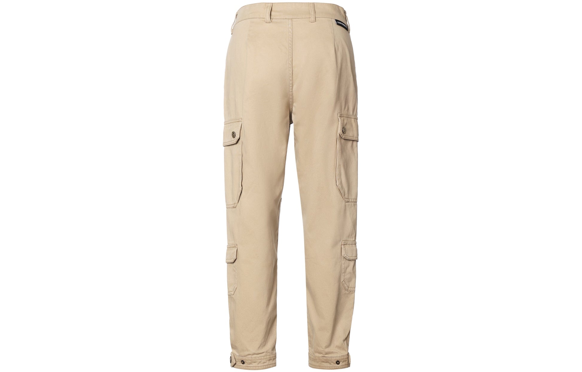 (WMNS) Converse Woven Cargo Utility Pants Asia Sizing 'Beige' 10019438-A01