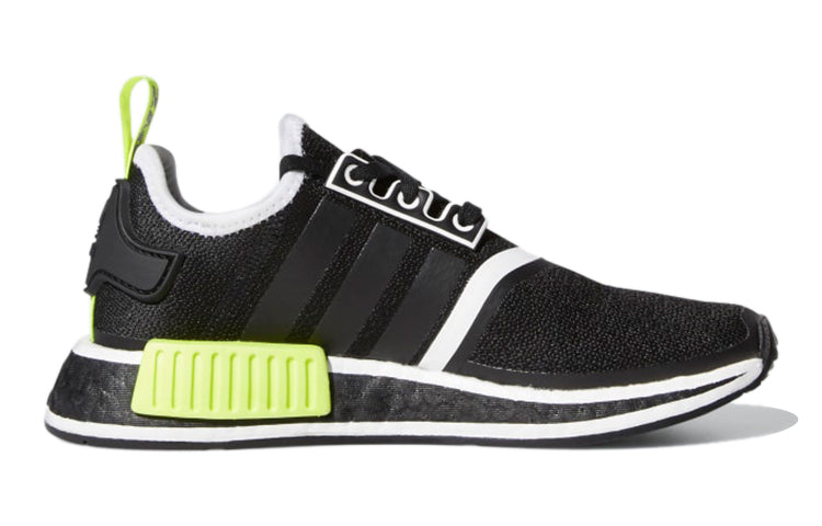 (GS) adidas NMD_R1 Big Kid 'Black Solar Yellow' GY5060