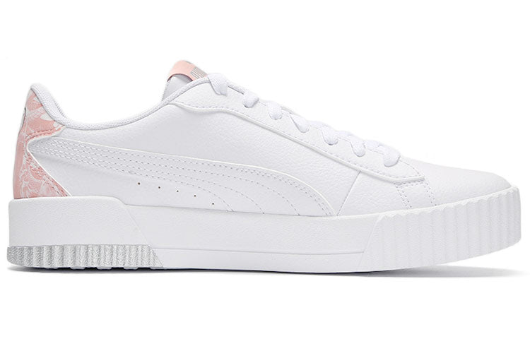 (WMNS) PUMA Carina Crew Untamed Su Board Shoes For White/Pink 375960-01