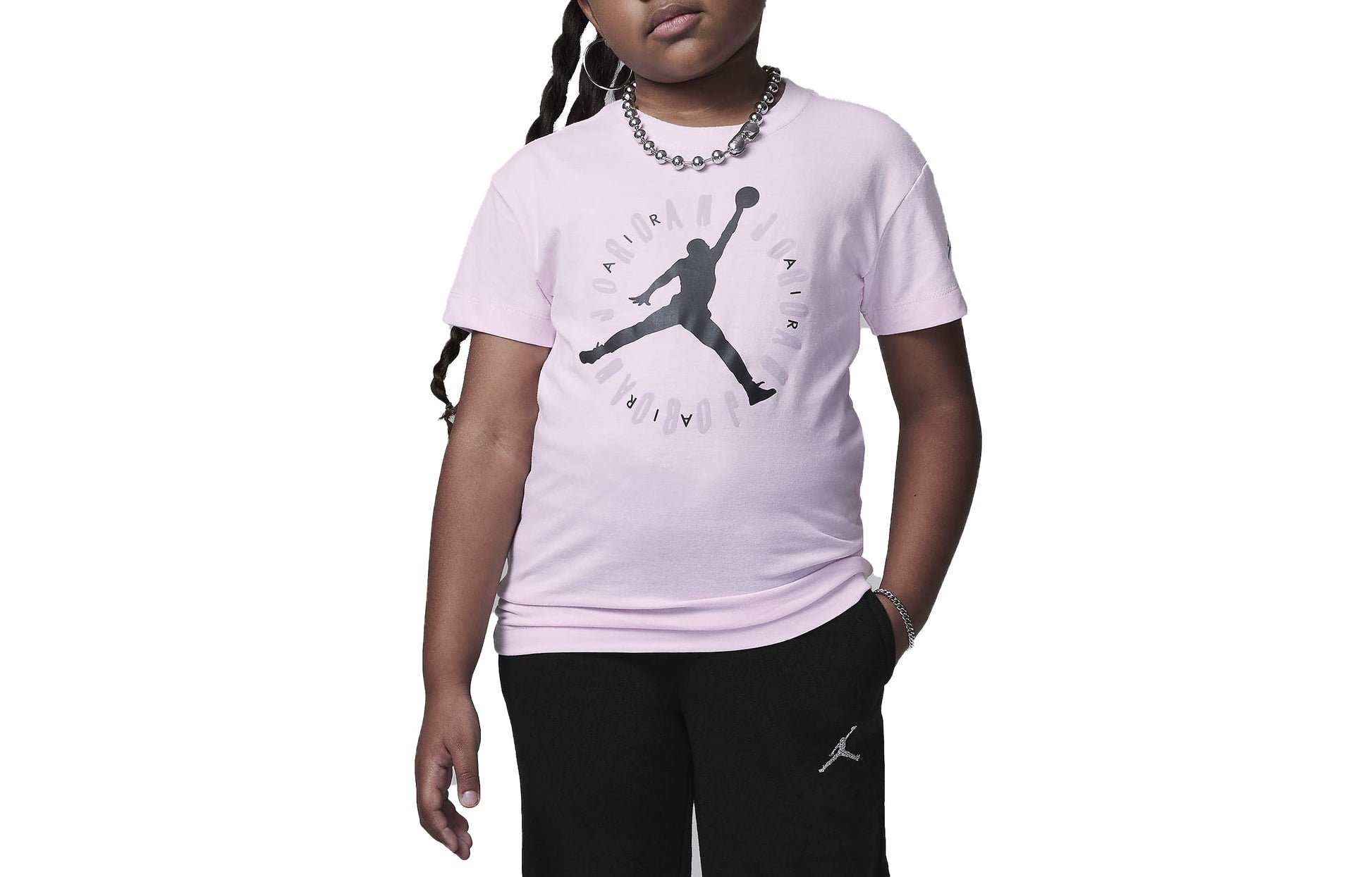(GS) Air Jordan Soft Touch T-Shirt 'Pink' 35C824-A9Y