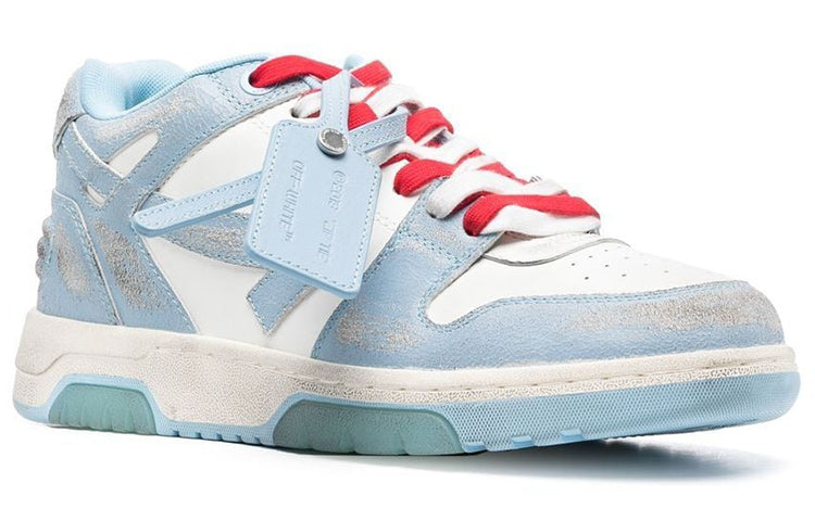 Off-White Out Of Office Vintage Leather 'Blue White Red' OMIA189F22LEA0110140