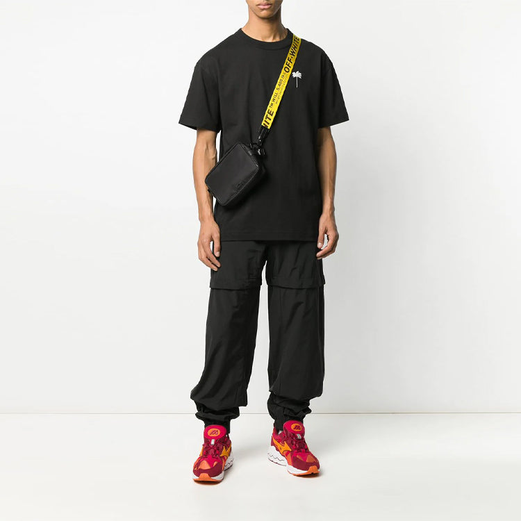 Off-White Arrows Bundle Feet Sports Long Pants Loose Fit Black OMVI001R20G380291091