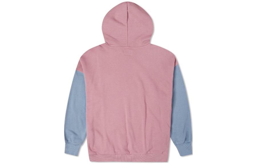 (WMNS) Converse Oversized Color-Blocked Pullover Hoodie Asia Sizing 'Pink Aura Multi' 10022963-A01