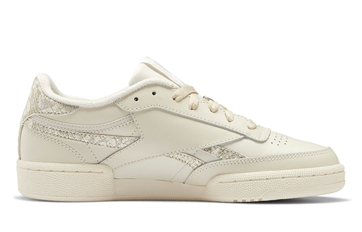 (WMNS) Reebok Club C 85 Beige 'White Yellow' FV1997
