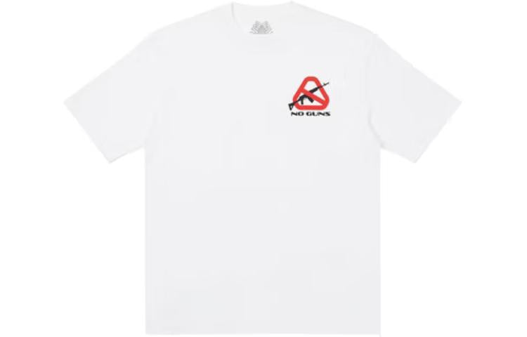 Palace SS22 Nein Guns T-Shirt 'White' P22TS119