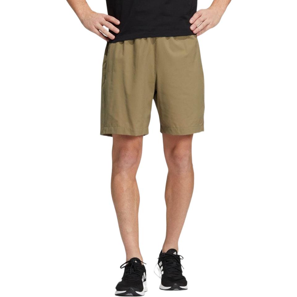 adidas Solid Color Straight Casual Shorts Japanese Version Men's Olive HD0025