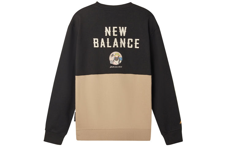 New Balance x JHI Athletics Crew Neck Pullover Asia Sizing 'Black Beige' NCA89063-BK