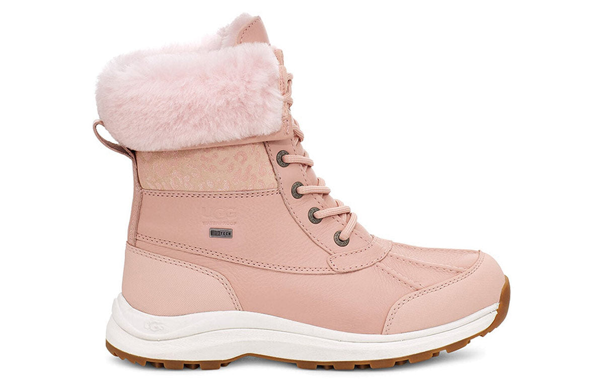 (WMNS) UGG Adirondack III Snow Leopard Pink Red 1112311-QRT