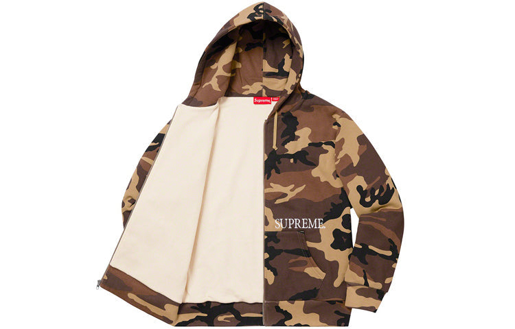 Supreme FW19 Week 17 Thermal Zip Up Hooded Sweatshirt SUP-FW19-10950