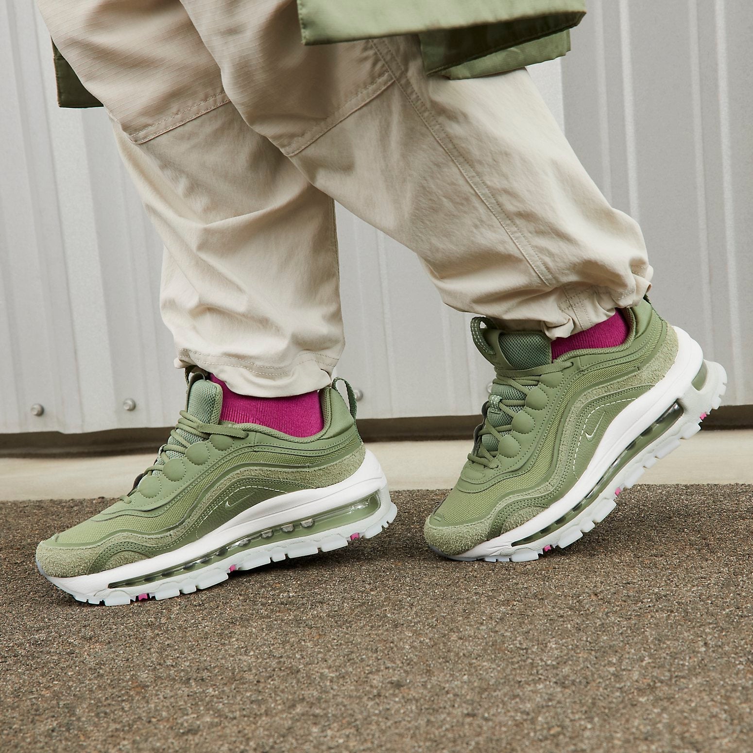 (WMNS) Nike Air Max 97 Futura 'Oil Green' FB4496-300