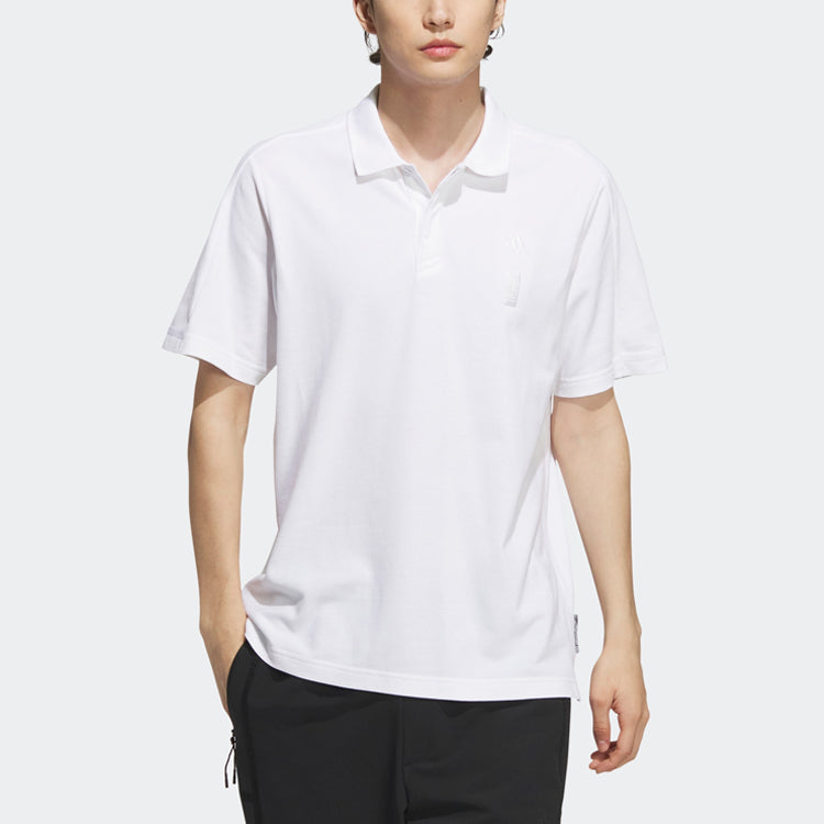 adidas WJ MH Polo Short-Sleeve T-Shirt Asia Sizing 'White' IA8108