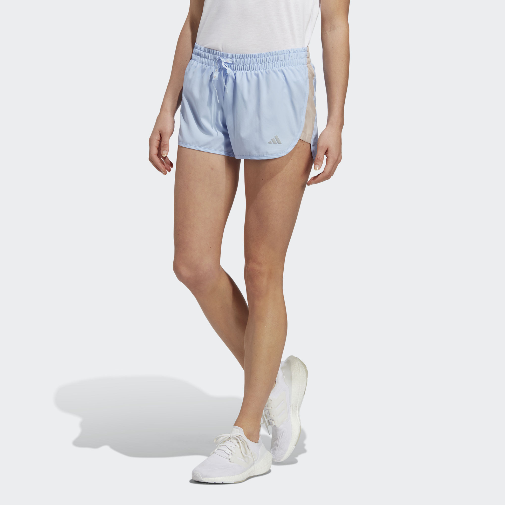 (WMNS) adidas Run It Shorts Asia Sizing 'Blue' HR9931