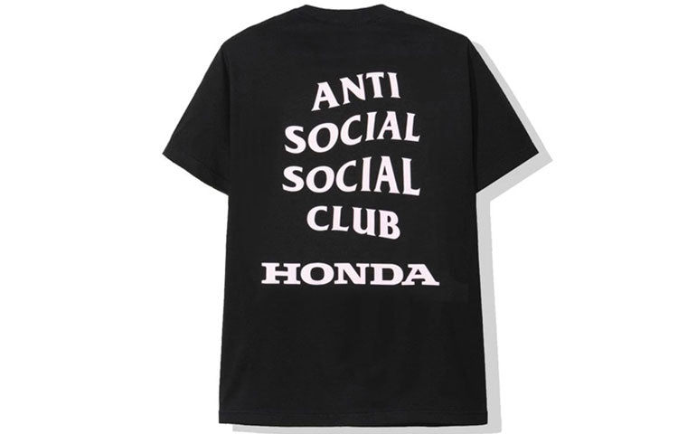 ASSC Printing Pattern Short Sleeve Unisex Black ASST370