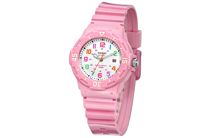 CASIO Waterproof Sports Pink Analog LRW-200H-4B2