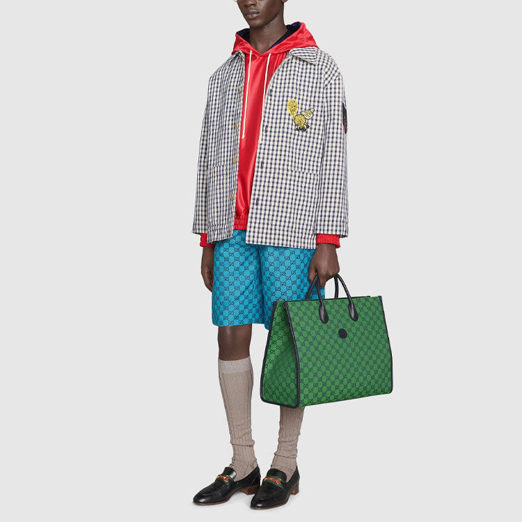 Gucci GG Multicolor Canvas Shorts 'Blue' 658089-Z8AOG-4336