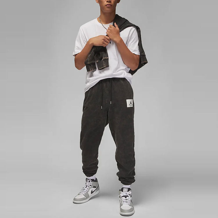 Air Jordan Rope Sweatpants Asia Sizing 'Black' DR3090-010