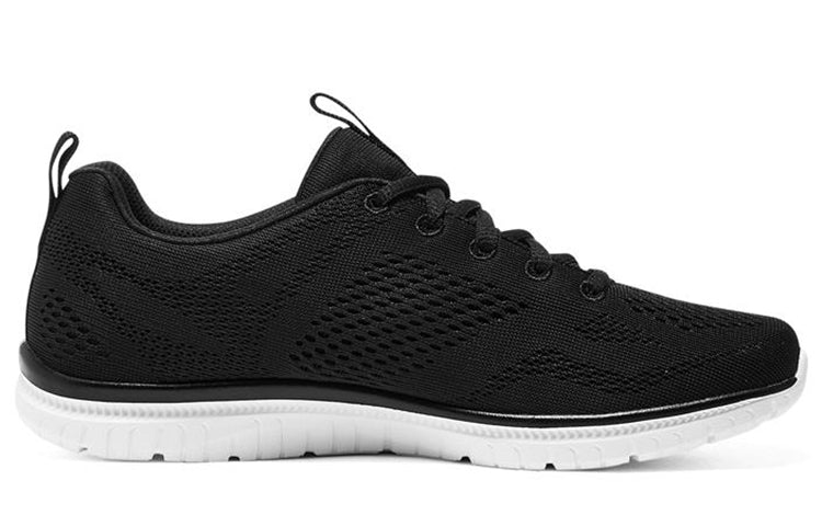 (WMNS) Skechers Virtue Kind Favor 'Black White' 104412-BKW