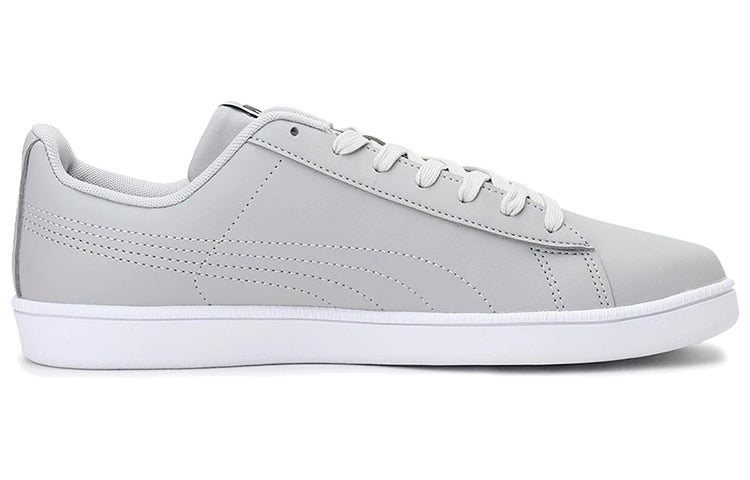 PUMA Baseline Gray White Black Casual Skate Shoes 'Grey White Black' 372605-10