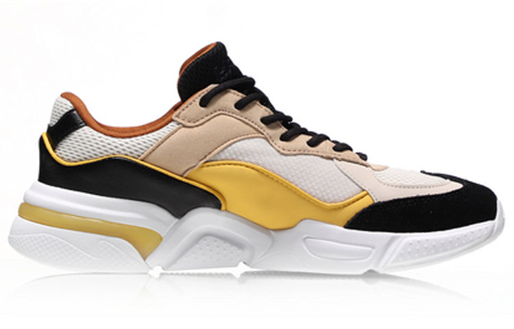(WMNS) Li-Ning Reverses Classical Light Leisure Low 'Black yellow' AGCN382-5