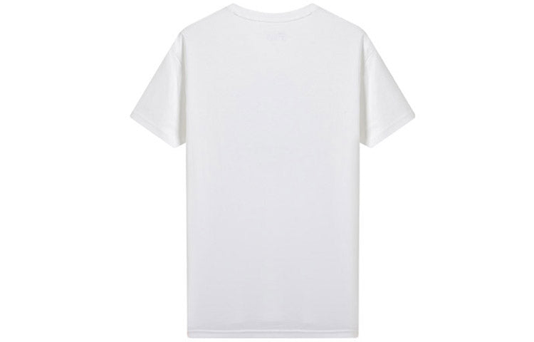 FILA Subject Printing Knit Short Sleeve White F11M928143F-WT