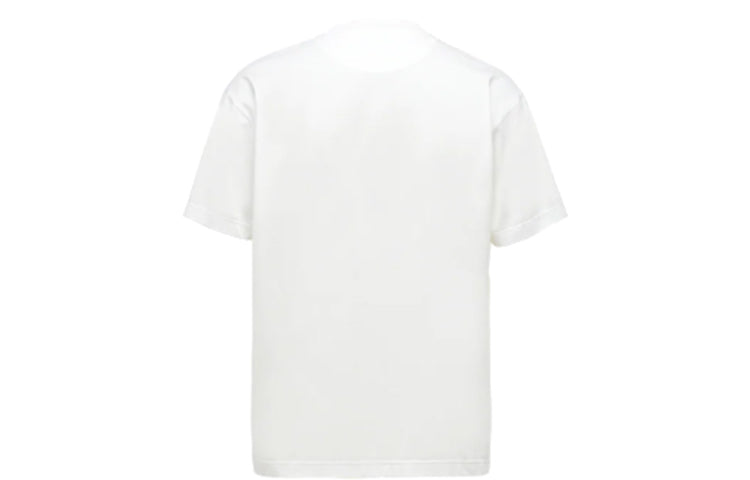 Men's PRADA Elastic Short Sleeve White UJN396-1JEY-F0009-S-202