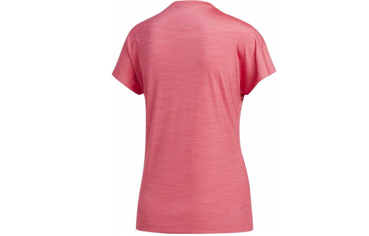 (WMNS) adidas Training Sports Round Neck Short Sleeve Pink Red EB4499