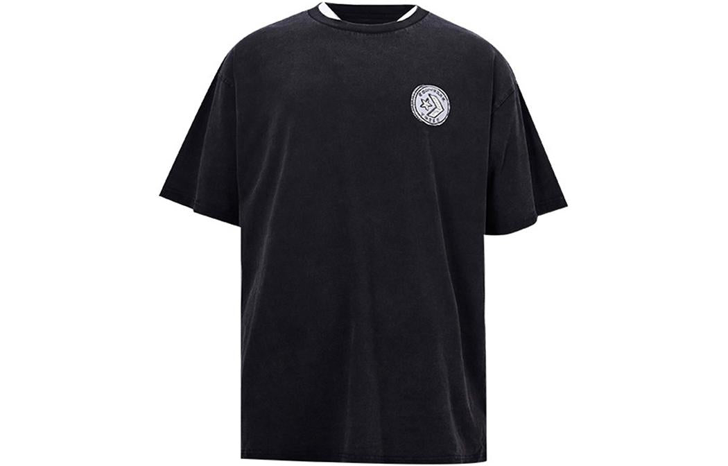 Converse Level Up Tee Asia Sizing 'Black' 10023462-A01