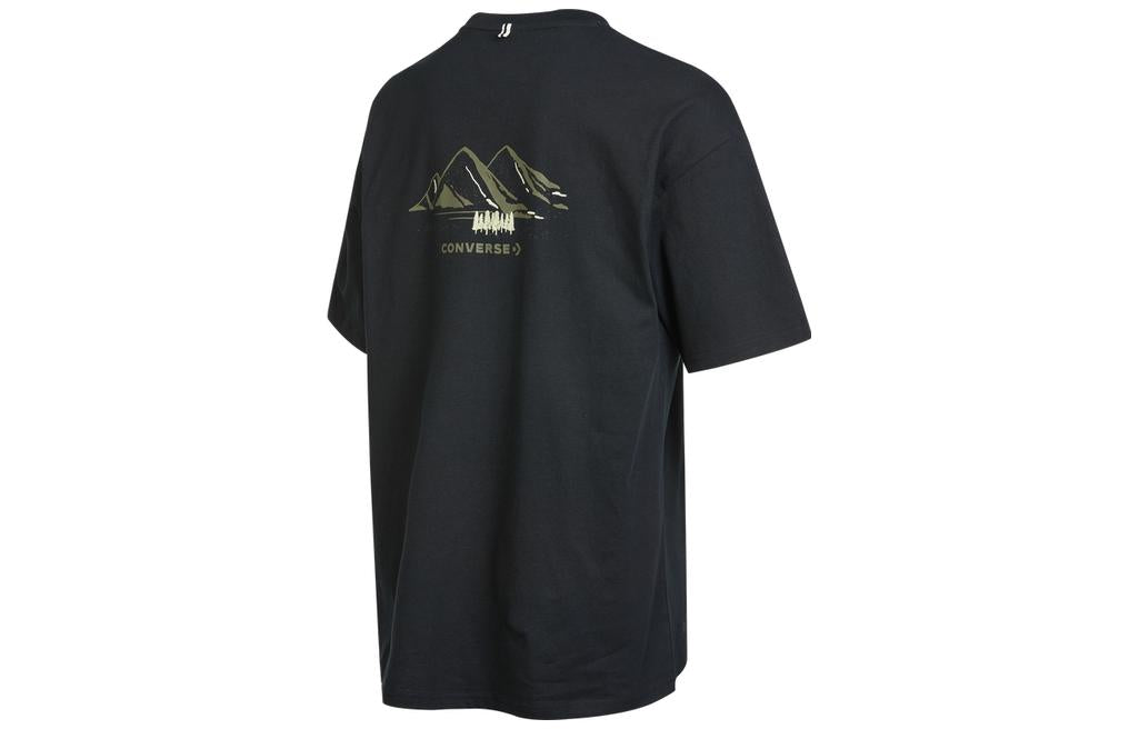 Converse Go Outdoor Oversized Pocket T-Shirt Asia Sizing 'Black' 10024357-A02