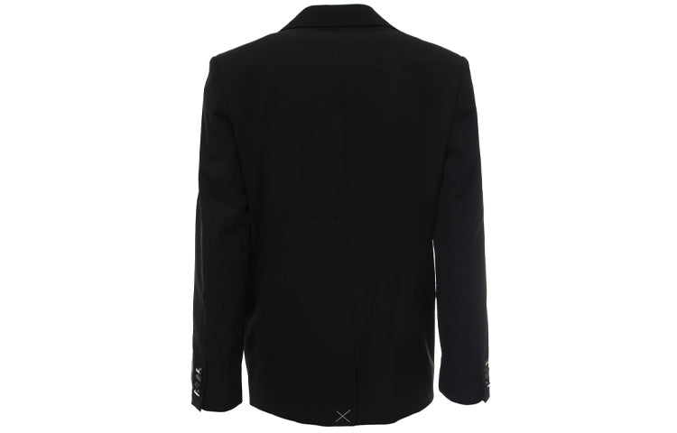 Men's Off-White Lacing Suit Black Jacket OMEF056E20FAB0011000