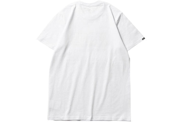 Vans Graffiti Box V Tee Logo Casual Printing Short Sleeve Couple Style White VN0A54IKWHT