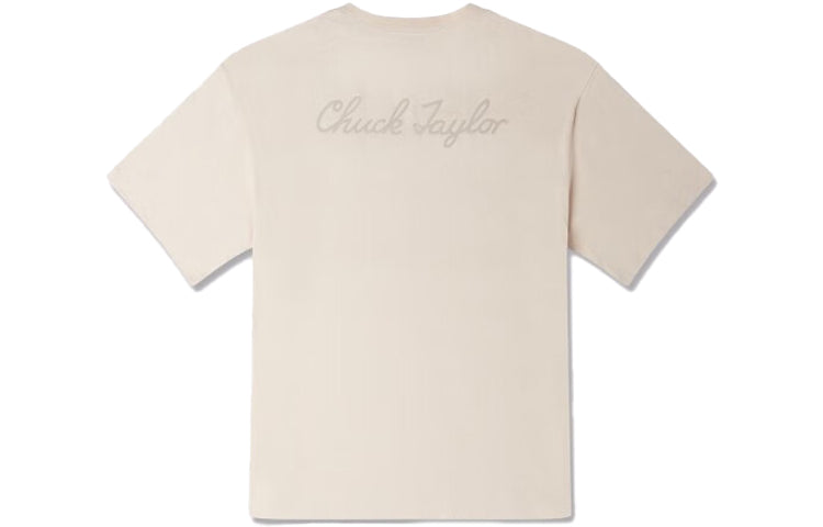 Converse Go-To Sneaker Patch Loose Fit T-Shirt Asia Sizing 'Beige' 10025397-A09